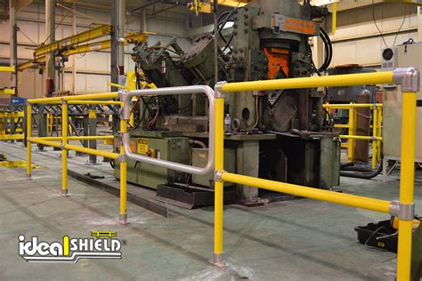 Kee lite pipe railing fittings are made from high quality aluminum. Steel Pipe & Plastic Handrails Perfect for Industrial Use | Ideal Shield