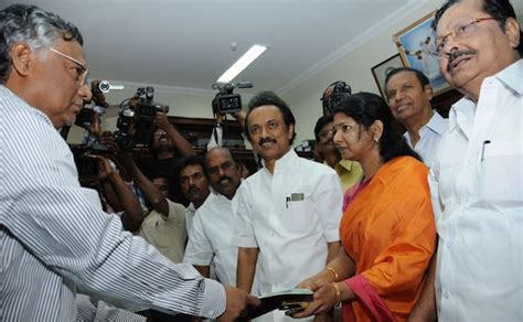Images Dmks Kanimozhi Files Nomination For Rajya Sabha Polls Photos
