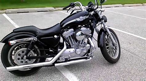 If you want an aggressive. 2003 Harley-Davidson Sportster 883 Hugger - YouTube