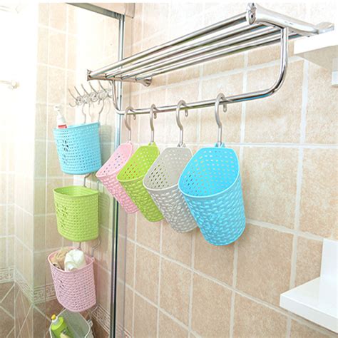 Is your bathroom storage situation less than ideal? Soft Weaving Plastic Vehicle Car Gathering Basket Bathroom ...