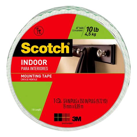 3m Scotch 075 In X 972 Yds Permanent Double Sided Indoor Mounting