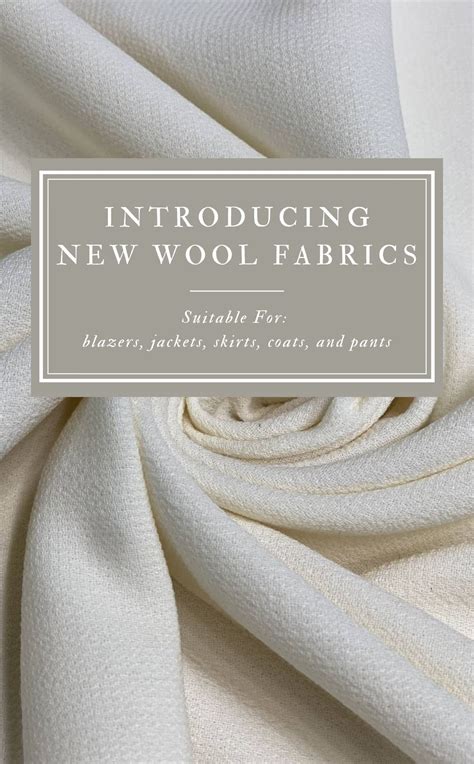 Ny Designer Fabrics Introducing Our New Double Wool Crepe Fabric