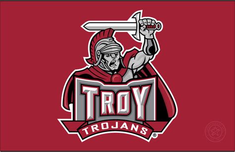 Troy Trojans Primary Dark Logo Ncaa Division I S T Ncaa S T