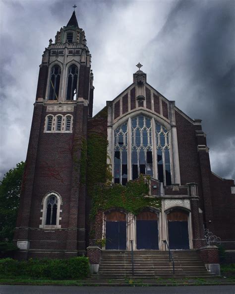 Abandoned Church In Detroit Michigan So Delightfully Ominous 😍 Oc