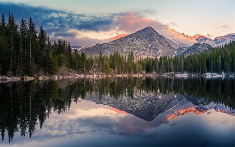 3840x2400 Bear Lake Reflection At Rocky Mountain National Park 4k 4k Hd