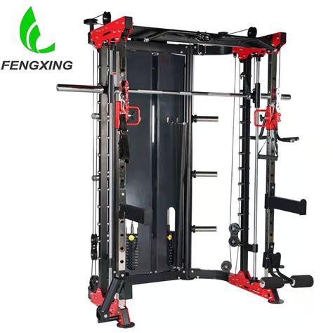 Light Commercial Functional Exercise Equipment Smith Machine Trainer
