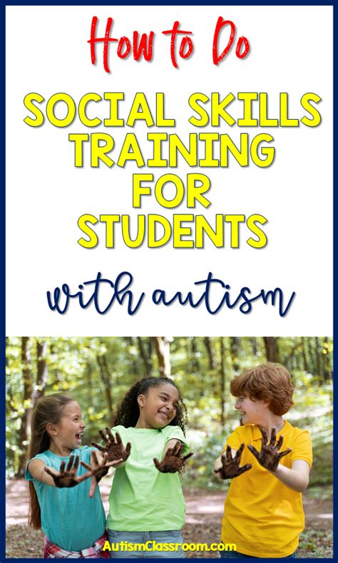 How To Do Social Skills Training For Students With Autism