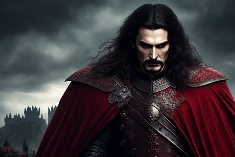 Zany Ape Vlad Dracula Fangs Red Armor Long Hair Westeros Storms