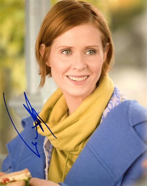 Cynthia Nixon Sex And The City Autograph Signed Miranda 8x10 Photo Acoa Collectible