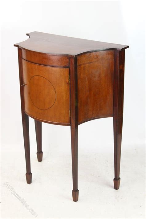 Small Edwardian Mahogany And Inlaid Side Cabinet Antiques Atlas