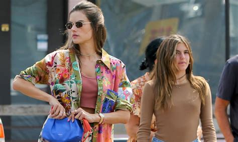 Alessandra Ambrosio And Her Daughter Anja Walk Through Venice