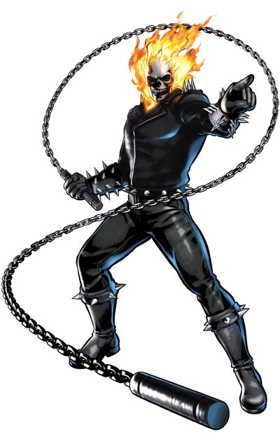 Imagen Ghost Riderpng Wiki Marvel Vs Capcom Español Fandom