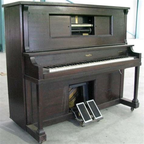 Wurlitzer Kingston Model Upright Player Piano Antique Piano Shop