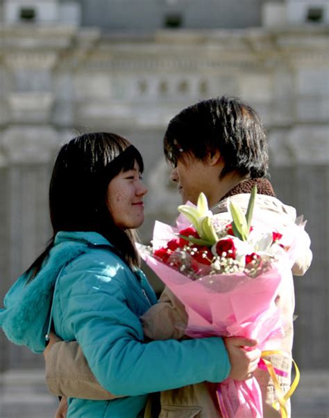 Chinese Celebrate Valentines Day