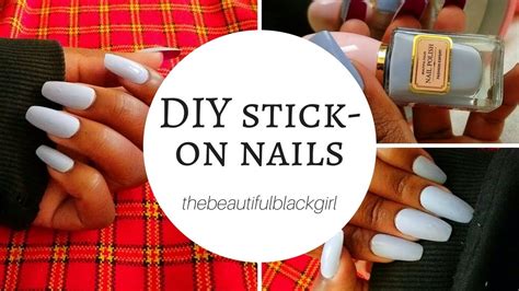 Receive newsletters on the latest tips and hacks to make your nails even more beautiful. DIY stick-on nails - YouTube