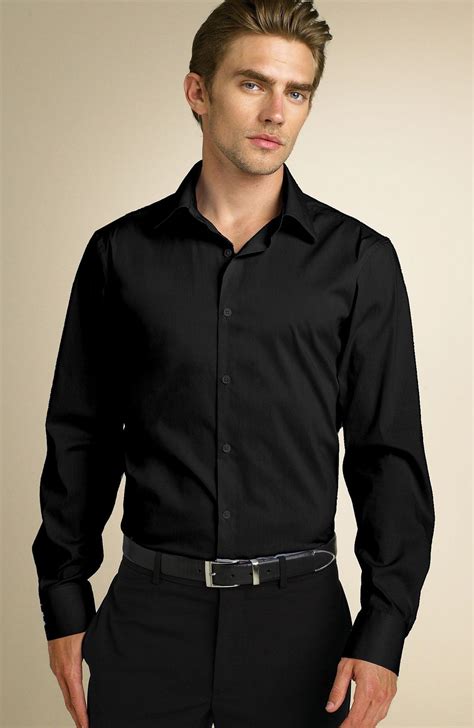 Theory Dress Shirt In Black For Men Lyst