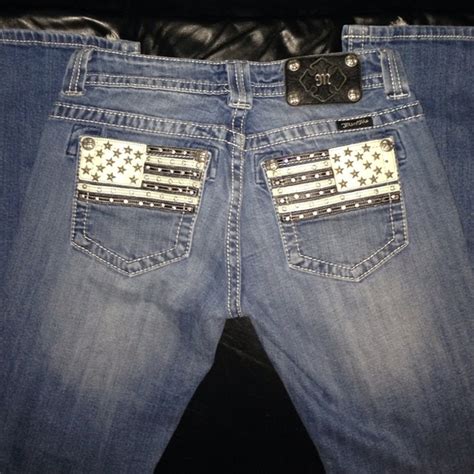 Off Miss Me Denim Reduced Miss Me Jeans With American Flag Bling From Melissa S Closet