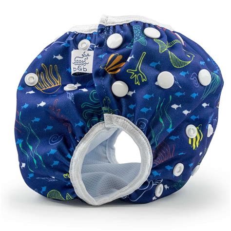 Nageuret Reusable Swim Diaper Adjustable And Stylish Fits Diapers Sizes