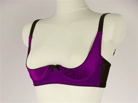 Smooth Shelf Bra Gina Quarter Cup Bra In Many Colors Etsy