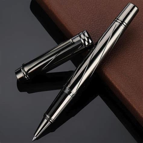 2020 High Quality Luxury Full Metal Ballpoint Pen Silver Plating Ball
