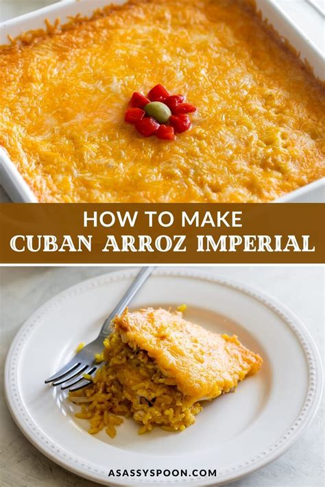 A Classic Cuban Comfort Food Dish Made With Layers Of Yellow Rice