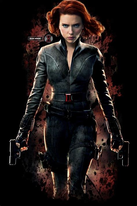 Custom Wall Decor Black Widow Poster Scarlett Johansson Wall Sticker