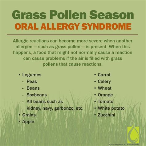 Your Grass Allergy Can Cause Reactions To Certain Foods Too
