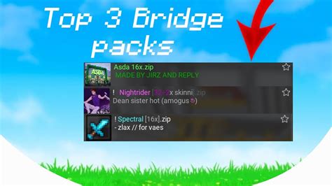 Top Three Bridge Texture Packs Youtube
