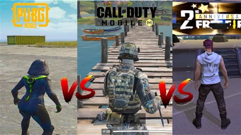 Free fire is the ultimate survival shooter game available on mobile. Pubg Mobile Vs Call Of Duty Mobile Vs Free Fire Comparison ...