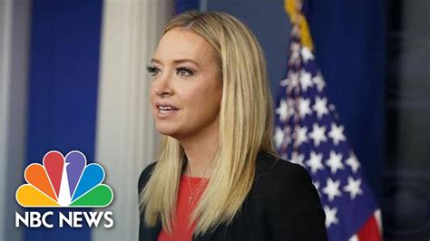 White House Press Secretary Kayleigh McEnany Condemns Riots At Capitol