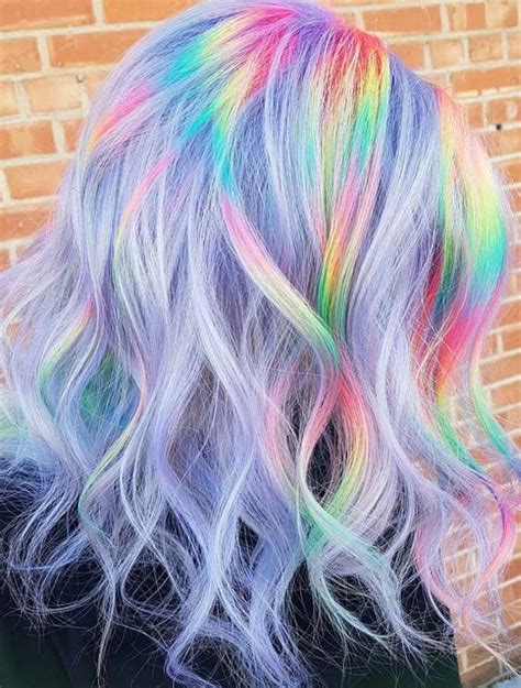 25 Magical Rainbow Highlights And Hair Colors For 2018 Styleschannel