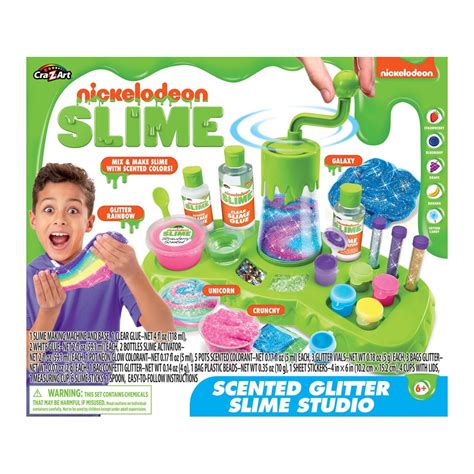 Nickelodeon Slime Scented Glitter Slime Studio Samko And Miko Toy Warehouse