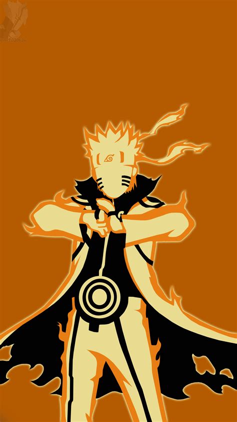 Naruto Naruto Kyuubi Mode Minimalist Art By Dave020626 On Deviantart