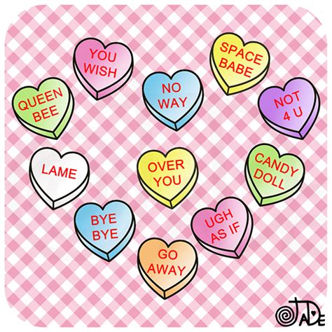 Anti Valentine Conversation Hearts On Behance
