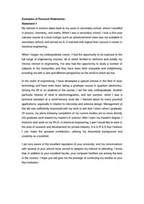 In all wills you may, if you wish, name a substitute beneficiary to inherit your estate if no other can, for example. College Essay Personal Statement Examples | Personal ...