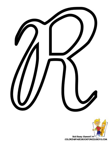 Alphabet Coloring Letter R Coloring Page Free Alphabe