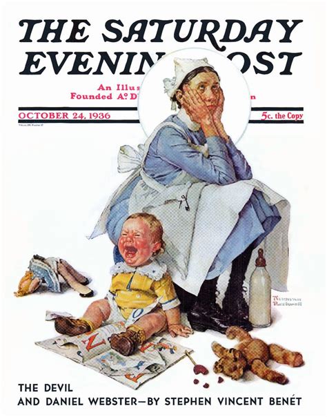 An Advertisement For The Saturday Evening Evening Post Featuring A