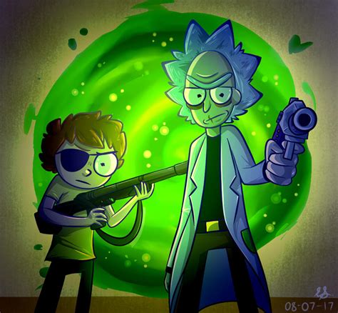 Evil Rick And Morty By Typhsketch On Deviantart