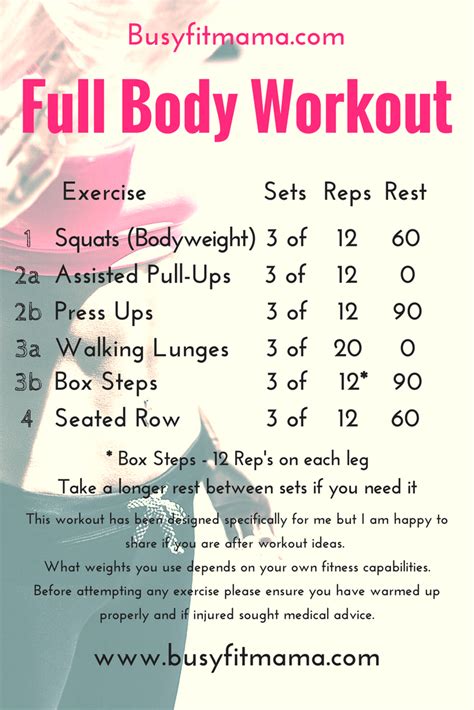 Beginners Full Body Workout Beginner Full Body