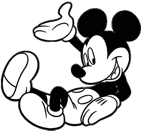 Mickey Mouse Coloring Pages Colouring Sheets Cartoon Micky Printable