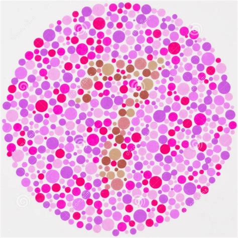 Ishihara Color Vision Test Patterns And Repetition Pinterest