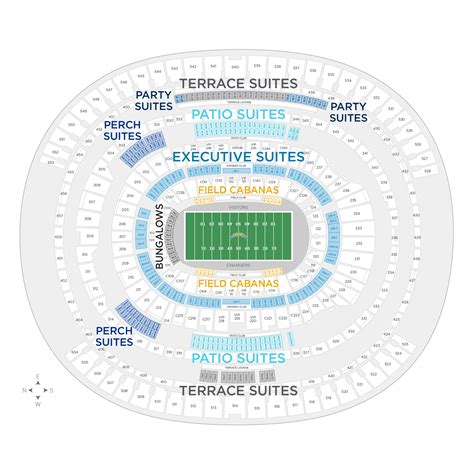 Sofi Seating Chart Chargers