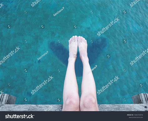 Close Beauty Woman Leg Bare Feet Stock Photo Shutterstock