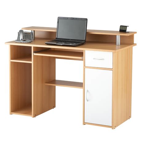 This computer desk is a wonderful combination of utility and style. Home Etc Maxam Computer Desk with Keyboard Tray with 1 Drawer & Reviews | Wayfair.co.uk