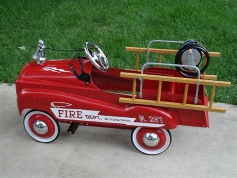 Vintage Fire Truck Pedal Car I Had One Of These When I Was A Kid