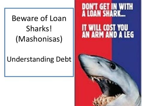 Beware Of Loan Sharks