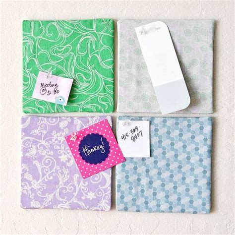 Diy Chic Fabric Covered Bulletin Boards Fabric Corkboard Fabric