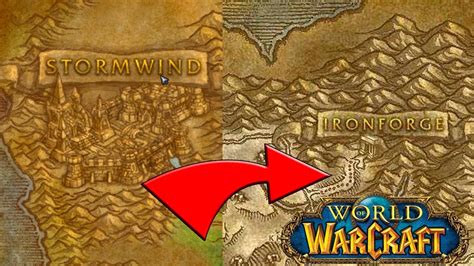 How To Get From Stormwind To Ironforge In Wow Classic Ironforge Flight Path Youtube