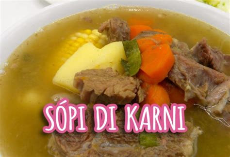 Sòpi Di Karni Traditionele Antilliaanse Soep Met Rundvlees Recept