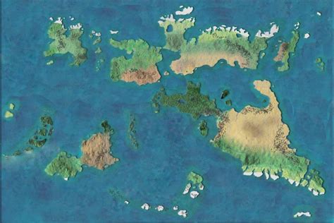 A Fictional World Map That Doesnt Belong To Anything In Particular